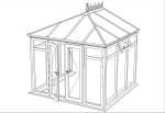 3000 x 2750 Full Height Edwardian Conservatory